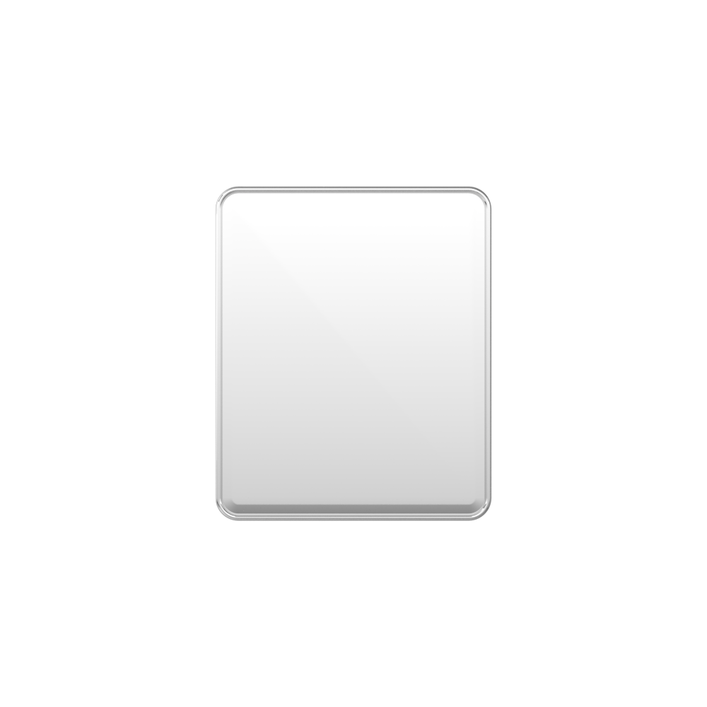 Pottery Barn Rectangle Framed Fixed Mirror